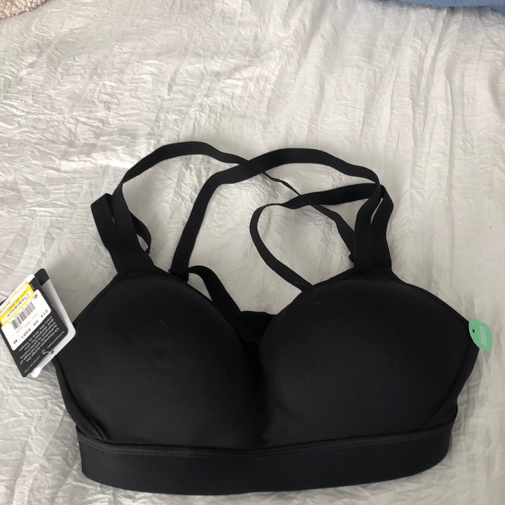 Brand new black sports bra